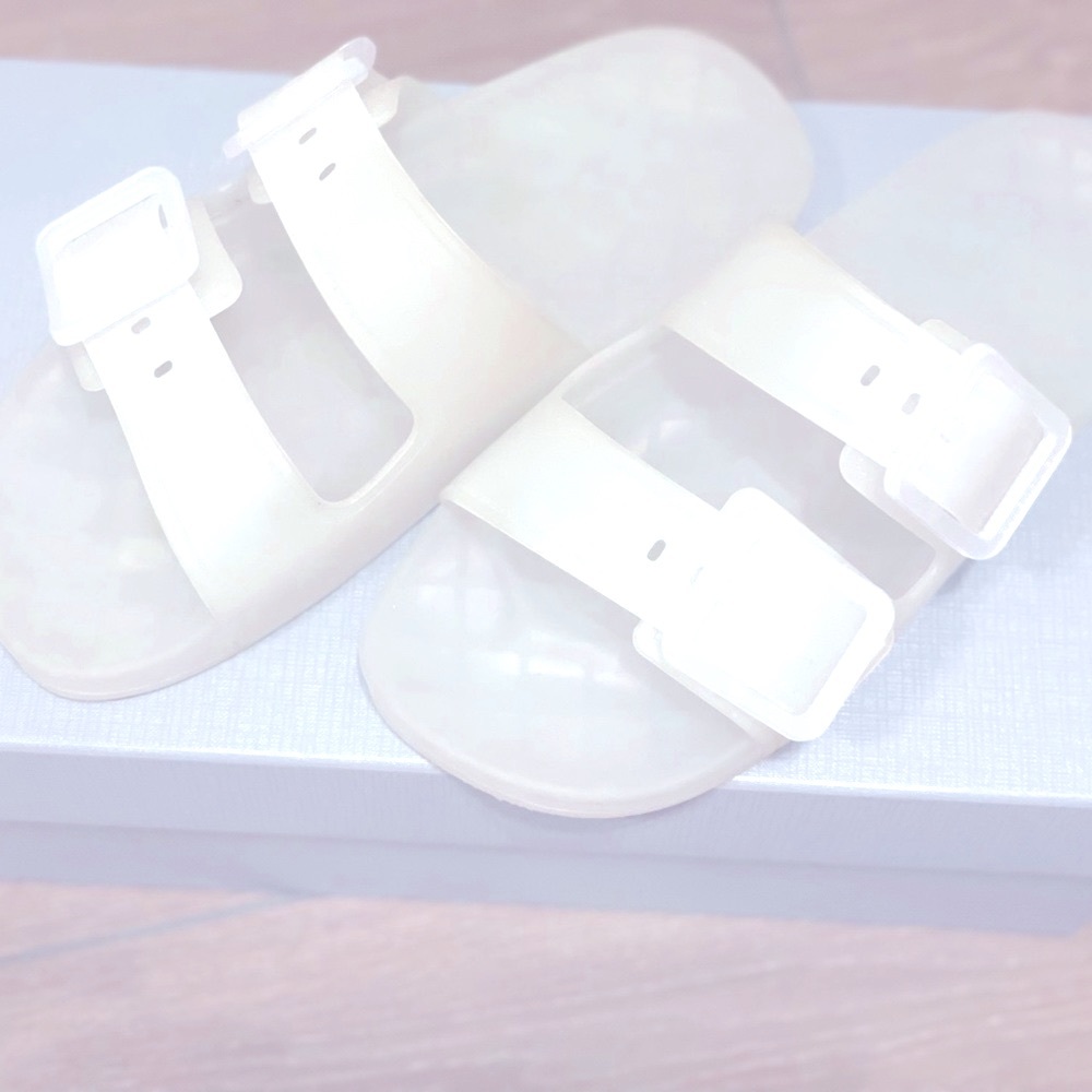 BALENCIAGA Mallorca sandal transparent plastic